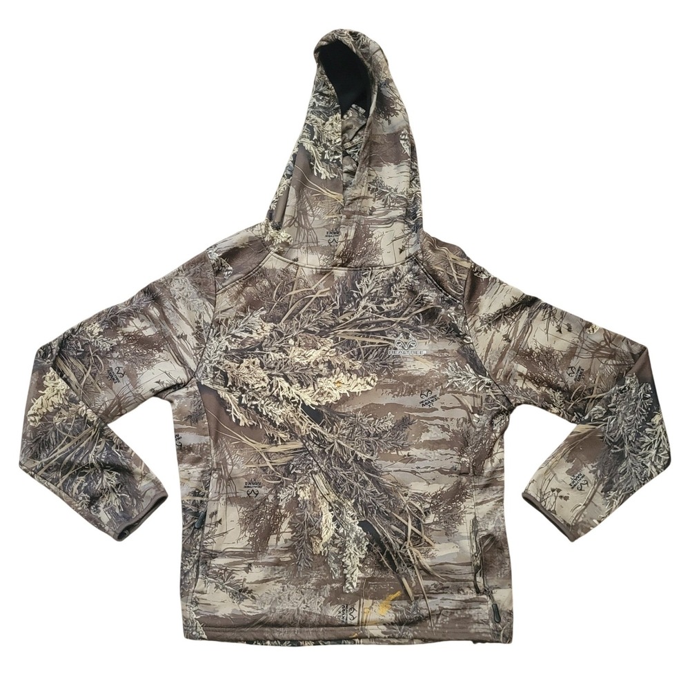 Realtree Boys Max-1‎ XT Camo Hoodie Pullover Size L 12-14